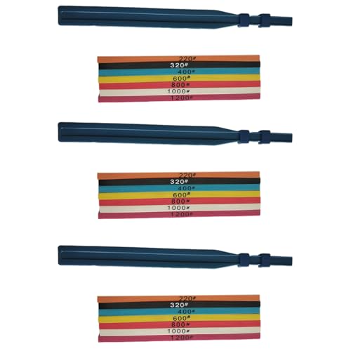 ISTOVO 21 Stück 100 x 4 x 1 mm Faser-Schleifstein Super-Keramik-Schleifstein zum Polieren von Formen + 3 Halterungshalter ISTOVO 21 Stück 100 x 4 x 1 mm Faser-Schleifstein Super-Keramik-Schleifstein zum Polieren von Formen + 3 Halterungshalter von ISTOVO