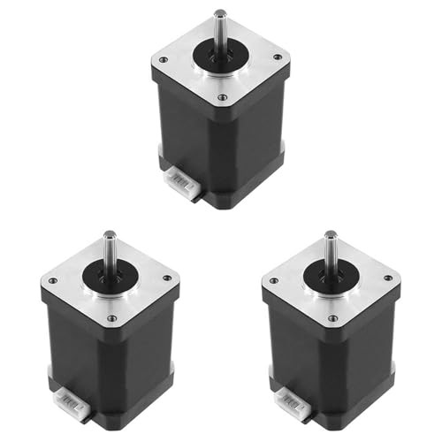 ISTOVO 3 x Nema 17 bipolarer Schrittmotor mit hohem Drehmoment, 65 Ncm, 2,1 A Extrudermotor von ISTOVO