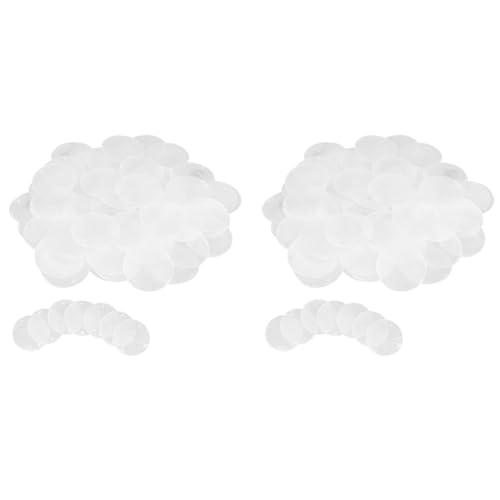ISTOVO 360 Stück runde natürliche Muscheln Capiz Muscheln 5,1 cm Austernschalen zum Basteln mit 2 Löchern Muschelscheiben von ISTOVO
