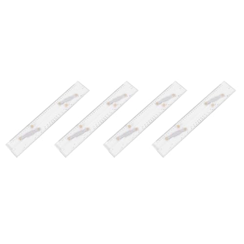ISTOVO 4 x Marine-Lineal, Parallel-Lineal, nautische Diagramme, Parallel-Lineal, Kartierungspunkte, um Parallel-Lineal zu ziehen, 450 mm von ISTOVO