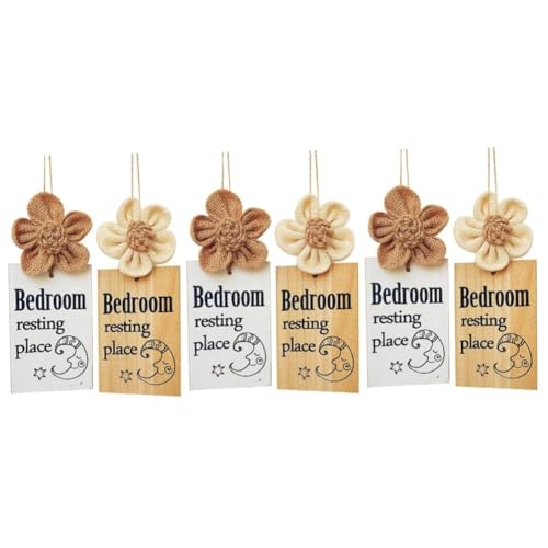 ISTOVO 6-Teiliges Türschild für Babytür, Wanddekoration zum Aufhängen, Baby-Schlafschild, Schlafzimmertürschild, Hausdekoration ISTOVO 6-Teiliges Türschild für Babytür, Wanddekoration zum Aufhängen, Baby-Schlafschild, Schlafzimmertürschild, Hausdekoration von ISTOVO