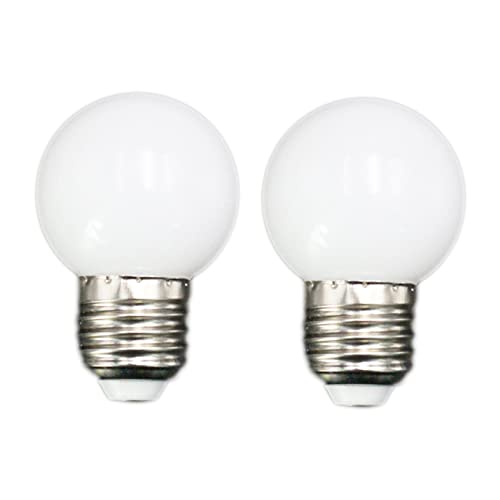 ISTOVO E27 Fuehrte Birnen - E27 1W Pe Mattierte Gefuehrte Bunt/Rot/Gruen/Blau/Gelb Lampe 220V - 2 Stueck () von ISTOVO