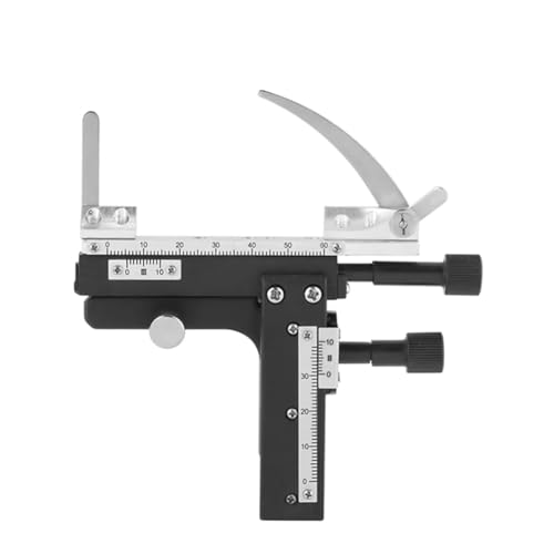 ISTOVO Mechanische Mikroskop-Tischplatte, Mechanisches Mikroskop-Tisch, Professioneller Ansteckbarer Messschieber mit Skala von ISTOVO