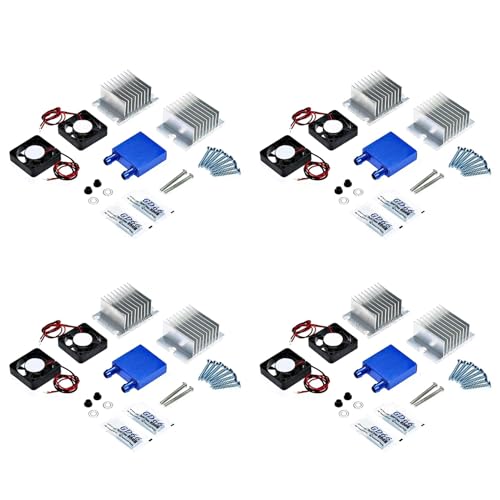 ISTOVO Mini-Klimaanlage DIY-Kit Thermoelektrischer Peltier-Kühler Kühlsystem + Ventilator für Heimwerkzeug von ISTOVO