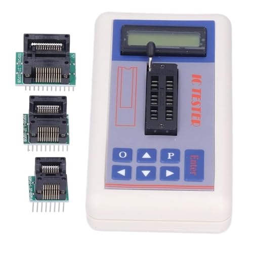 ISTOVO Tester für Integrierte Schaltkreise, IC-Transistor-Kondensatortester, Diodenprüfer-Detektor, mit 5 V 3,3 V AUTO-, A von ISTOVO