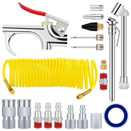 ISTOVO Universal Luftkompressorpumpenschlauch und Gerade Pneumatisches Rohr mit Schnellem Anschluss für Professionelles Staubblasen ISTOVO Universal Luftkompressorpumpenschlauch und Gerade Pneumatisches Rohr mit Schnellem Anschluss für Professionelles Staubblasen von ISTOVO