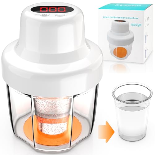 ISTOYO Smart Harz Blase Remover, Entfernen 99% Blase in 5-8 Minuten, >95kPa Vakuumkammer für Epoxidharz, UV-Harz, Silikonformen, DIY Handwerk, Schmuckherstellung von ISTOYO
