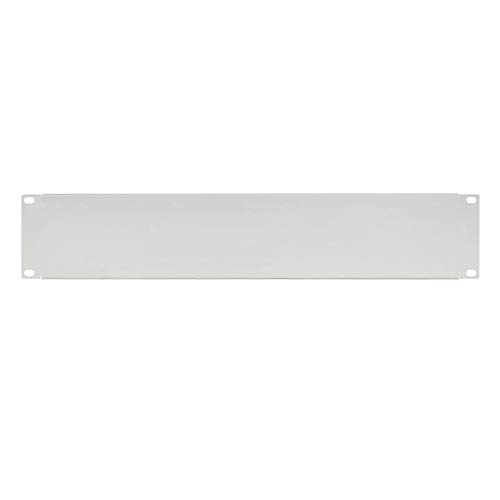 19"-Blindplatte/Rackblende - 2 HE - stabile Metall-Version - lichtgrau von IT-BUDGET GmbH