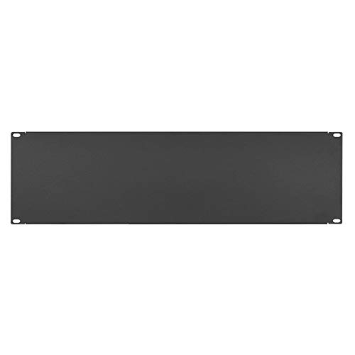 19"-Blindplatte/Rackblende - 3 HE - stabile Metall-Version - schwarz von IT-BUDGET GmbH