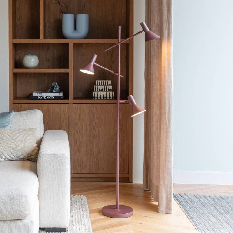 IT'S ABOUT ROMI Stehlampe Izmir, dunkelrot, 3-flammig von IT´S ABOUT ROMI