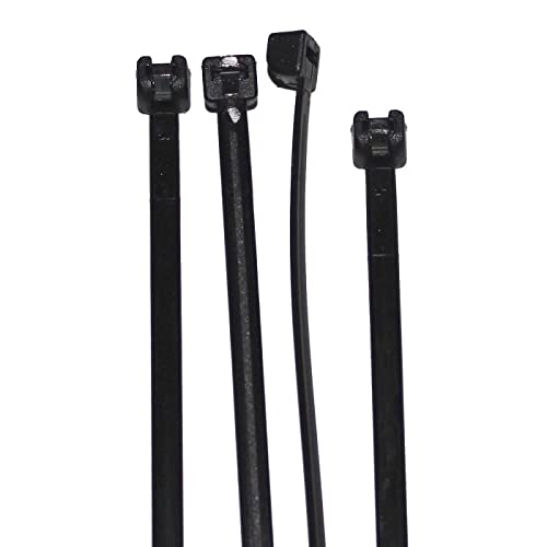 100x Kabelbinder mit Metallzunge schwarz 100 x 2,5mm von IT-Tronics