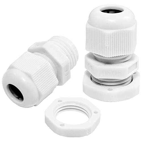 Lumonic 100x Kabelverschraubung M16 IP67 metrisch d5-9mm I Kabeldurchführung wasserdicht in grau I Verschraubungen, Schlauchdurchführung M16 Lumonic 100x Kabelverschraubung M16 IP67 metrisch d5-9mm I Kabeldurchführung wasserdicht in grau I Verschraubungen, Schlauchdurchführung M16 von Lumonic