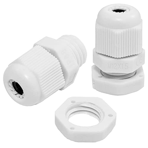 Lumonic 10x Kabelverschraubung M12 PG7 IP67 metrisch d3-6,5mm I Kabeldurchführung wasserdicht in grau I Verschraubungen, Schlauchdurchführung M12 PG7 Lumonic 10x Kabelverschraubung M12 PG7 IP67 metrisch d3-6,5mm I Kabeldurchführung wasserdicht in grau I Verschraubungen, Schlauchdurchführung M12 PG7 von Lumonic