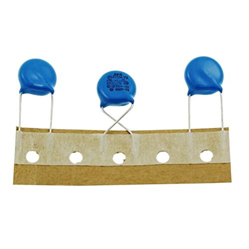 5x Keramik Kondensator 4,7nF 400V AC Hitano JD472MY5U Y1 d10x4mm 4700pF von IT-Tronics