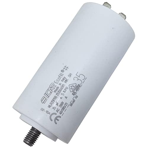 Anlaufkondensator Motorkondensator 35µF 280V 45x91mm Stecker 6,3x0,8mm ICAR 35uF Anlaufkondensator Motorkondensator 35µF 280V 45x91mm Stecker 6,3x0,8mm ICAR 35uF von IT-Tronics