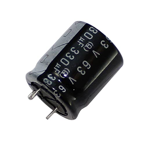 Elko Kondensator 10x radial 330µF 63V | Elektrolytkondensator bis zu 125°C | 330uF Electrolytic Capacitor from Elna Elko Kondensator 10x radial 330µF 63V | Elektrolytkondensator bis zu 125°C | 330uF Electrolytic Capacitor from Elna von IT-Tronics