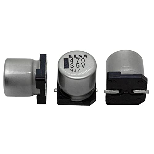 Elko Kondensator 10x radial 470µF 35V | SMD Elektrolytkondensator bis zu 105°C | 470uF Electrolytic Capacitor from Elna Elko Kondensator 10x radial 470µF 35V | SMD Elektrolytkondensator bis zu 105°C | 470uF Electrolytic Capacitor from Elna von IT-Tronics