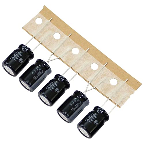 Elko Kondensator 20x radial 220µF 16V | Elektrolytkondensator bis zu 105°C | 220uF Electrolytic Capacitor from Elna von IT-Tronics