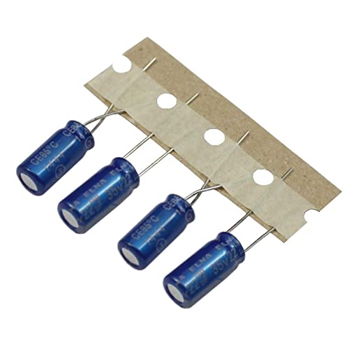 Elko Kondensator 20x radial 22µF 35V | Elektrolytkondensator bis zu 85°C | 22uF Electrolytic Capacitor from Elna Elko Kondensator 20x radial 22µF 35V | Elektrolytkondensator bis zu 85°C | 22uF Electrolytic Capacitor from Elna von IT-Tronics