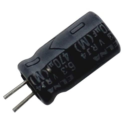 Elko Kondensator 20x radial 470µF 6,3V | Elektrolytkondensator bis zu 105°C | 470uF Electrolytic Capacitor from Elna Elko Kondensator 20x radial 470µF 6,3V | Elektrolytkondensator bis zu 105°C | 470uF Electrolytic Capacitor from Elna von IT-Tronics