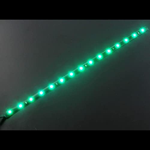 LED Streifen Band Leiste 30cm ; 12V Wasserfest IP65 15LEDs ; Grün von Lumonic