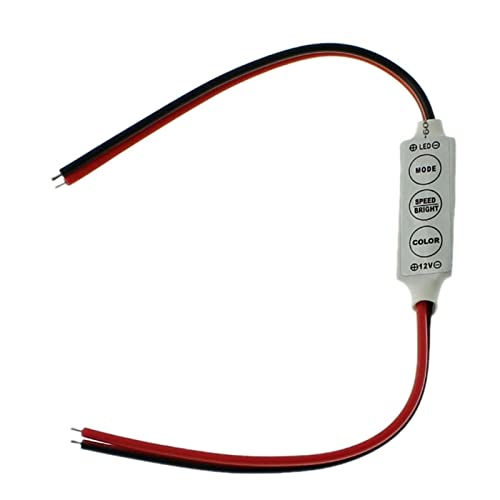 Mini LED Controller 12V 72W 2-Pin; einfarbig offene Kabelenden von Lumonic