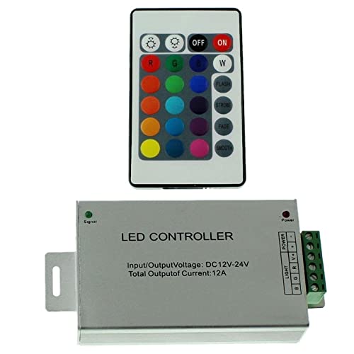RGB LED 24Key Controller 12...24V 144W 4-Pin; RGB von Lumonic