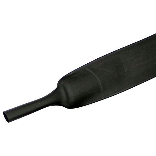 Lumonic Schrumpfschlauch Meterware 3:1 mit Kleber Schwarz - Hier von: 30mm auf 10mm - Dickwandiger Schrumfpschlauch in verschiedenen Größen von Lumonic