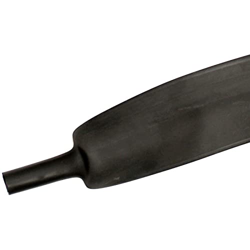 Lumonic Schrumpfschlauch Meterware 3:1 mit Kleber Schwarz - Hier von: 50mm auf 19mm - Dickwandiger Schrumfpschlauch in verschiedenen Größen von Lumonic