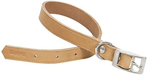 CHAPUIS SELLERIE SLA622 Hundehalsband - Leder, Natur - Breite 20 mm - Länge 50 cm - Größe M von ITAL DOG