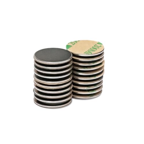 ITALFITMAGNETI | 20 Stück - Neodym Starke Magnete Durchmesser 20x1 mm mit Klebstoff | Selbstklebende Magnete ITALFITMAGNETI | 20 Stück - Neodym Starke Magnete Durchmesser 20x1 mm mit Klebstoff | Selbstklebende Magnete von ITALFIT MAGNETI S.R.L.