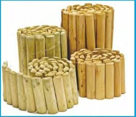 ITALFROM Rasenkante Rollborder für Gartenbeete aus Kiefernholz - L 250 x H 20 cm ITALFROM Rasenkante Rollborder für Gartenbeete aus Kiefernholz - L 250 x H 20 cm von ITALFROM