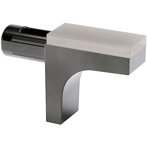 Glasbodenträger K-LINE steckbar 5 mm Zamak vernickelt schwarz von ITALIANA FERRAMENTA