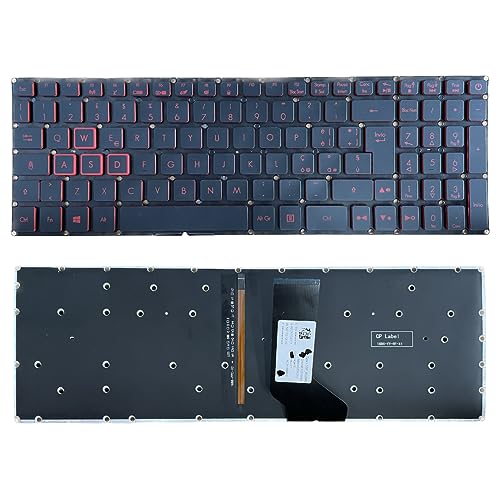 Italienische Tastatur mit Hintergrundbeleuchtung für Acer Nitro 5 Notebook von ITALIANBIZ