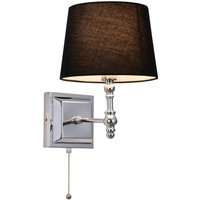 Luno Klassische 1-flammige Wandlampe mit Schirm, E27 - Italux von ITALUX
