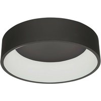 Italux - Chiara - Moderne led Flush Deckenleuchte Schwarz, Warmweiß 3000K 1760lm von ITALUX