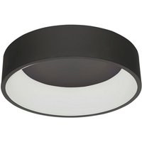 Chiara - Moderne led Flush Deckenleuchte Schwarz, Warmweiß 3000K 1760lm - Italux von ITALUX