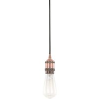 Classo - Moderne hängende Pendelleuchtenhalter Red Copper 1 Light, E27 - Italux von ITALUX