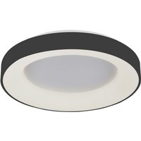 Giulia - Moderne led Flush Deckenleuchte Schwarz, Warmweiß 3000K 2200lm - Italux von ITALUX