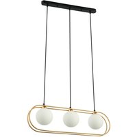 Italux - Grosetta Moderne 3-flammige Kugel-Pendel-Deckenleuchte, G9 Italux - Grosetta Moderne 3-flammige Kugel-Pendel-Deckenleuchte, G9 von ITALUX