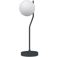 Moderne Schreibtischlampe Carimi Satin schwarz von ITALUX