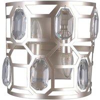 Momento - Moderne Wandleuchte Champagner Silber 2 Licht, E14 - Italux von ITALUX