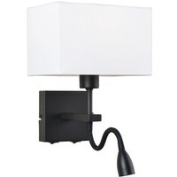 Norte - Moderne led Nachttischlampe Schwarz Matt, Warmweiß 3000K 350lm - Italux Norte - Moderne led Nachttischlampe Schwarz Matt, Warmweiß 3000K 350lm - Italux von ITALUX