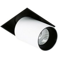 Novum Trimless Single 3000K - Moderne technische LED-Deckeneinbau weiß, schwarz, warmweiß 3000K 810lm - Italux von ITALUX
