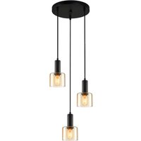 Italux - Santia Moderne 3-flammige Cluster-Pendel-Deckenleuchte, E27 Italux - Santia Moderne 3-flammige Cluster-Pendel-Deckenleuchte, E27 von ITALUX