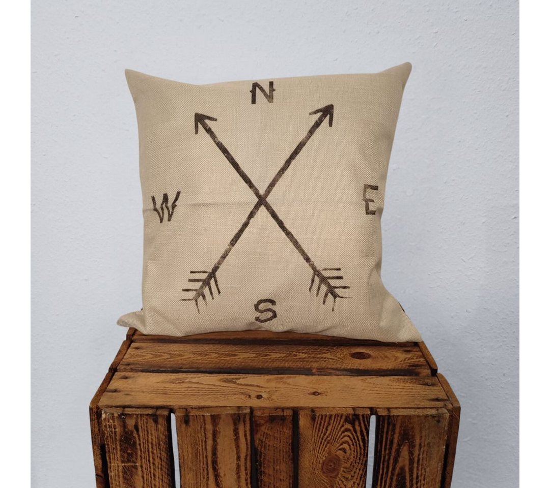 ITALY VIBES Kissenbezug - JULIE - Kissenhülle in Leinenoptik von ITALY VIBES