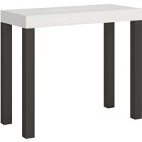 Ausziehbare Konsole 90x40/196 cm Everyday Small Weißer Eschen-Anthrazit-Rahmen Ausziehbare Konsole 90x40/196 cm Everyday Small Weißer Eschen-Anthrazit-Rahmen von ITAMOBY