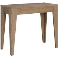 Ausziehbare Konsole 90x42/198 cm Isotta Small Quercia Natura von ITAMOBY