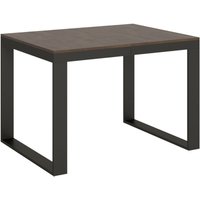 Ausziehbarer Tisch 90x120/224 cm Tecno Evolution Gestell Walnuss Anthrazit von ITAMOBY