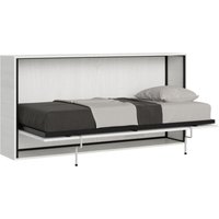 Einzelnes horizontales Kando-Bett in weißer Esche Klappbett von ITAMOBY